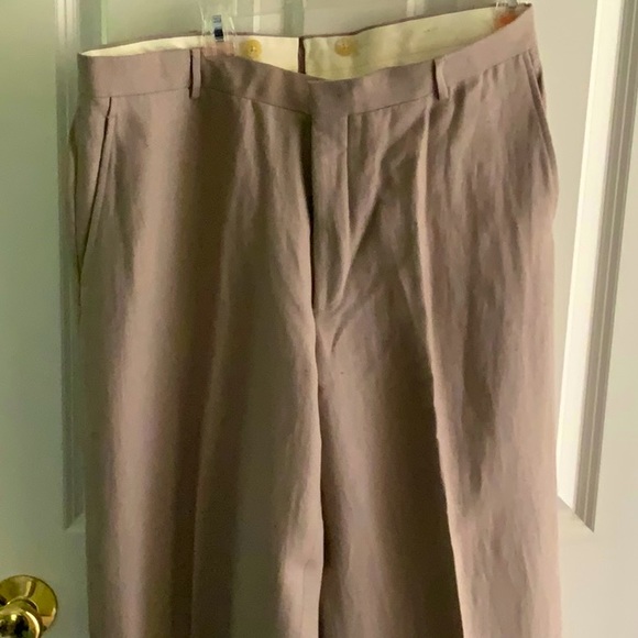 NWT! Ralph Lauren Men’s Linen Pants. 36Regular. Color is Flax